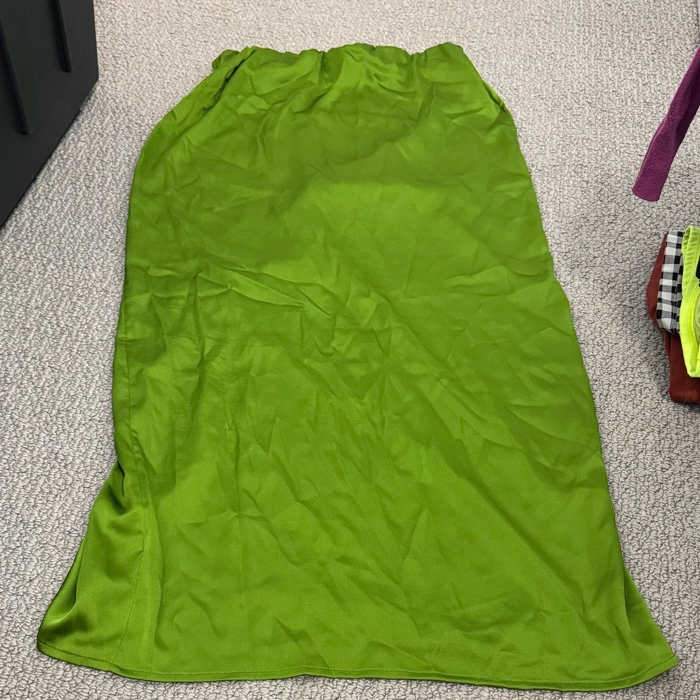 a new day Lime Green Maxi Skirt